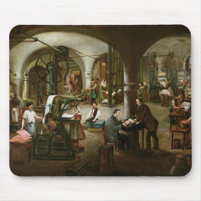 Mousepad Fábrica no d'Aubagne da rua, 1861 (Frente)