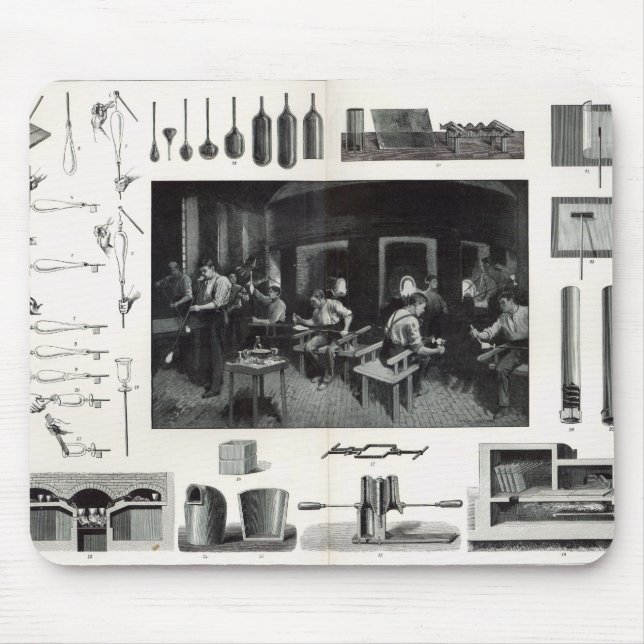 Mousepad Fabricação de vidro (Frente)