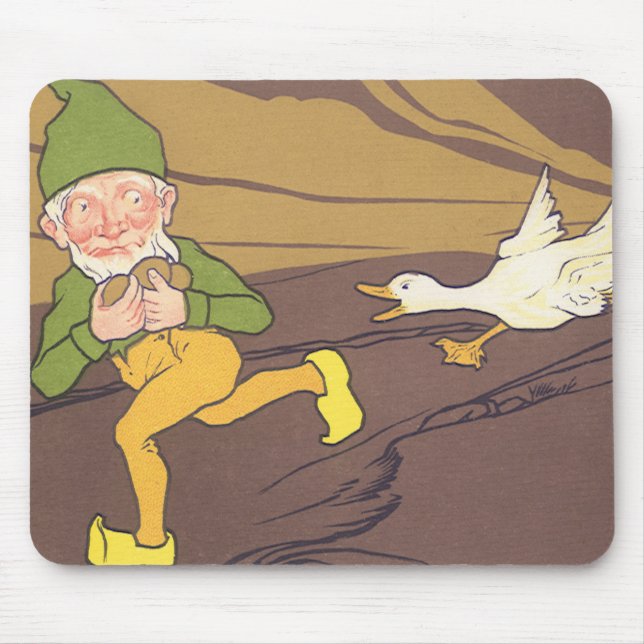 Mousepad Fábula Antiga da Gansa que Punha Ovos de Ouro de E (Frente)