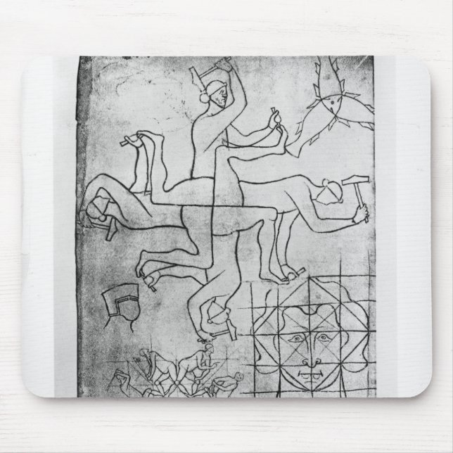 Mousepad Fac-simile a cópia da Senhora Franco Estudo dos (Frente)