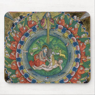 Mousepad Fac-simile a cópia da véspera criada deus do 2:2