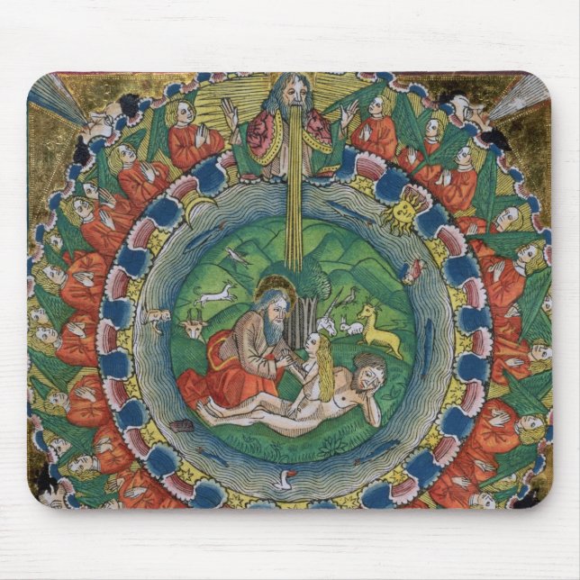 Mousepad Fac-simile a cópia da véspera criada deus do 2:22 (Frente)