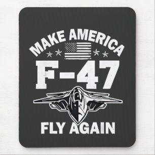 Mousepad Faça a América F-47 voar novamente 4 de julho
