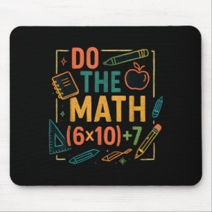 Mousepad Faça a Conta 67 Equação Divertida de Volta às Aula