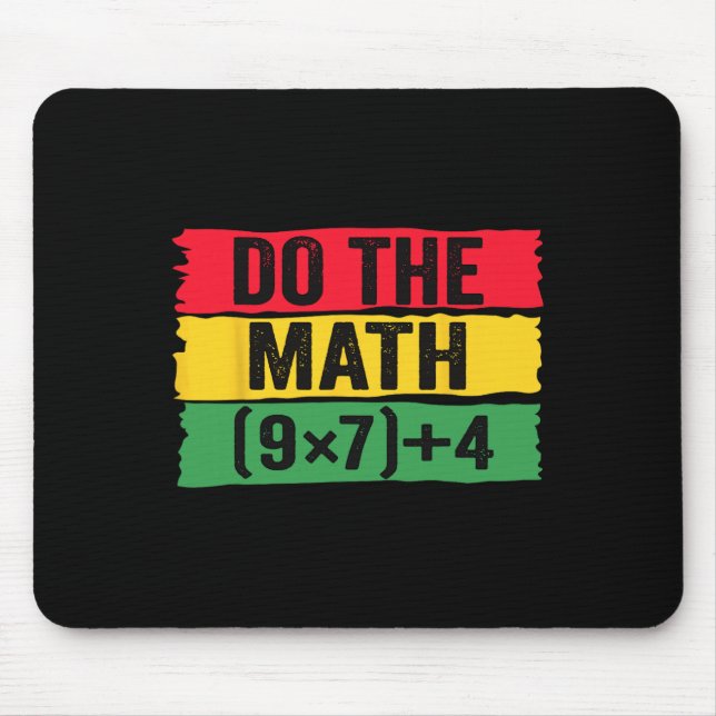 Mousepad Faça a Conta 67 Meme Engraçado Seis Sete Piada de  (Frente)