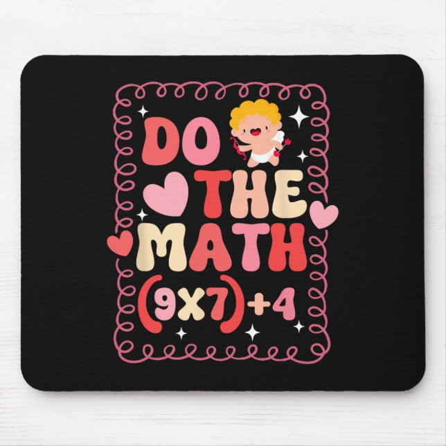 Mousepad Faça a Equação Matemática Dia dos Namorados Profes (Frente)