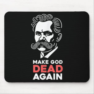 Mousepad Faça a Morto de Deus novamente a Filosofia atética