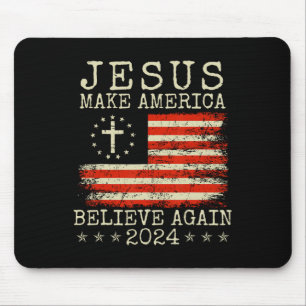 Mousepad Faça com que a América acredite novamente em 2024 