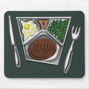 Mousepad Faca e Spork do comensal de tevê