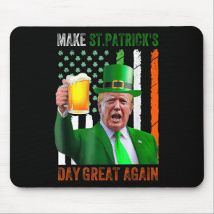 Mousepad Faça Excelente De Dia de São Patrício Novamente Sh