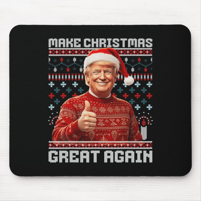 Mousepad Faça Excelente De Natal Novamente Papais noeis Eng (Frente)
