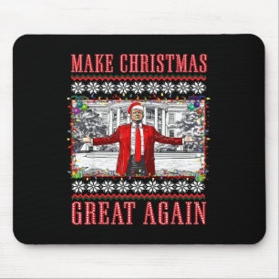 Mousepad Faça Excelente De Natal Novamente Papais noeis Eng