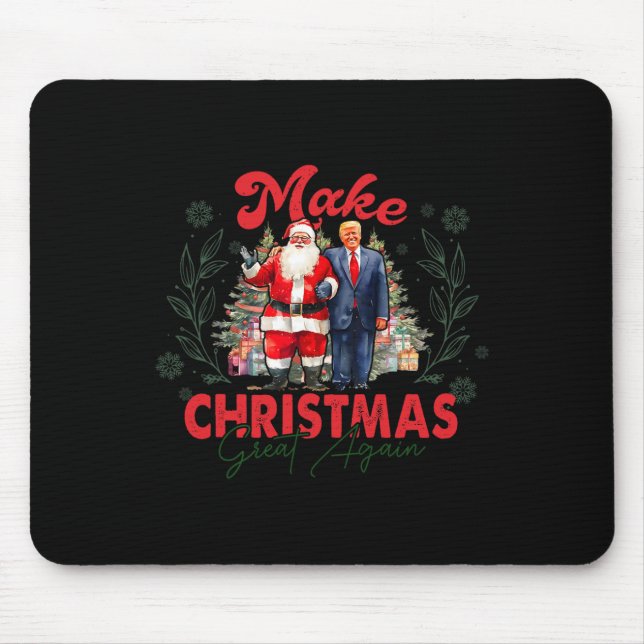 Mousepad Faça Excelente De Natal Novamente Papais noeis Eng (Frente)