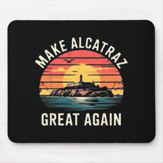 Mousepad Faça Excelente De Prisão Mais Uma Vez Camisa Engra (Frente)