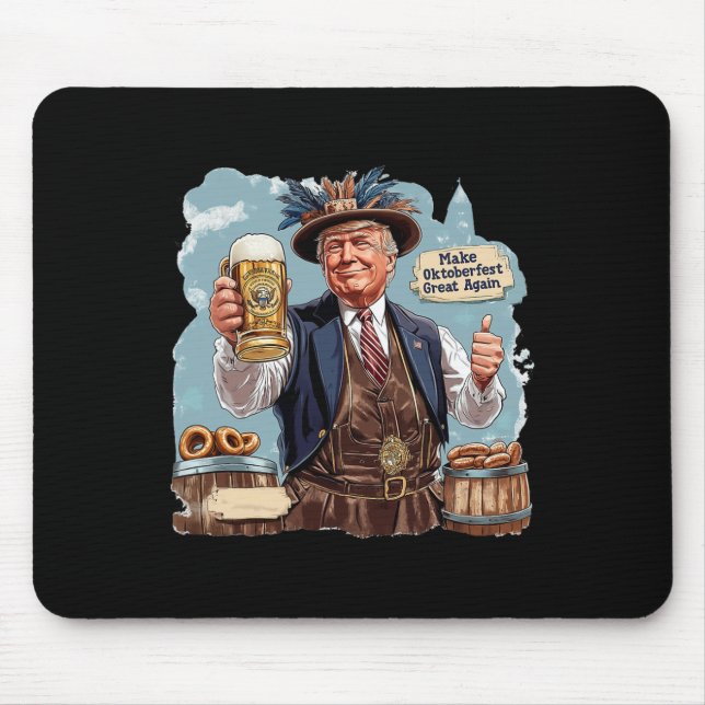 Mousepad Faça Excelente Novamente Trump Beer Mug (Frente)