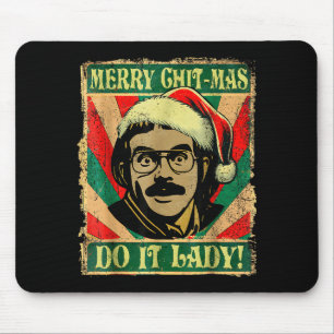 Mousepad Faça Isso Engraçado Chit-mas Natal Chapéu de Papai