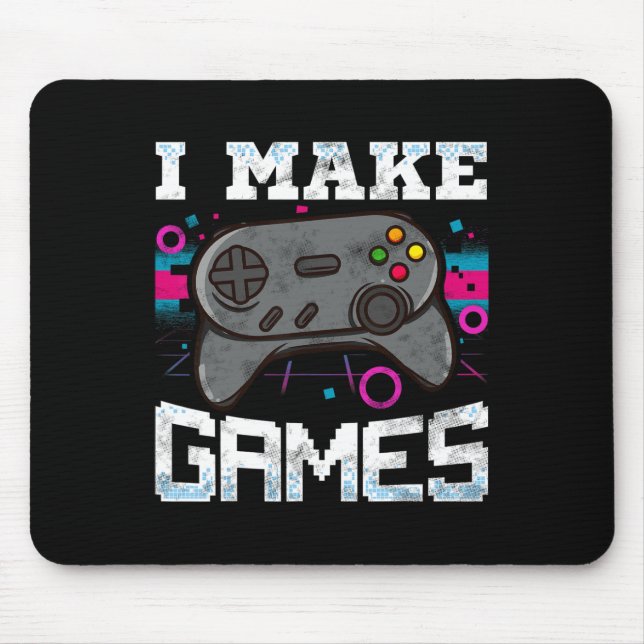 Mousepad Faça Jogos Para O Presente Do Desenvolvedor De Jog (Frente)