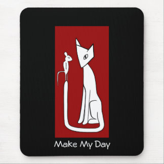 Mousepad Faça Meu Dia - Gato & Rato