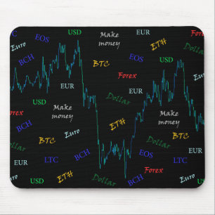 Mousepad Faça o dinheiro em estrangeiros