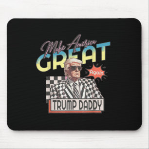 Mousepad Faça o Excelente da América, Pai Preppy Edgy Trump