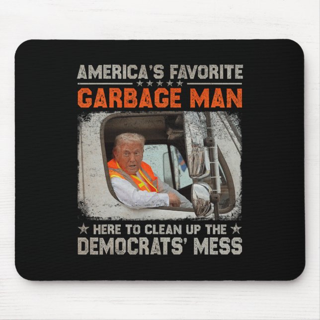 Mousepad Faça O Excelente De Lixo De Novo Para Trump 2024 (Frente)