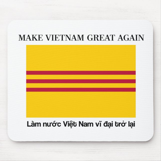 Mousepad Faça o excelente de Vietnam outra vez (Frente)