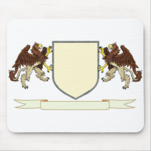 Mousepad Faça seu próprio tapete do rato da crista da