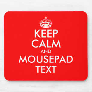 Mousepad Faça seu próprio texto para manter o mouse calmo