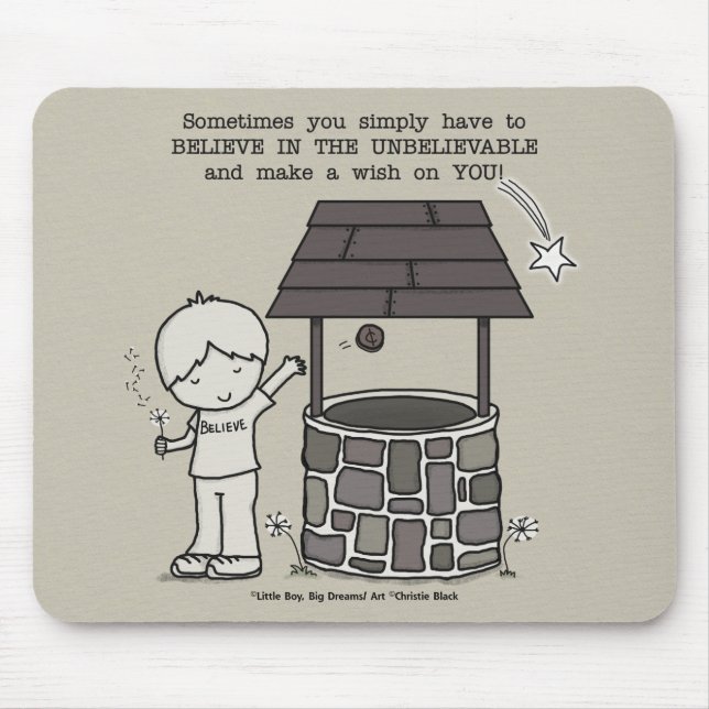 Mousepad Faça um desejo em você! (Frente)