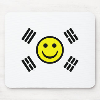 Mousepad Face à bandeira sul-coreana