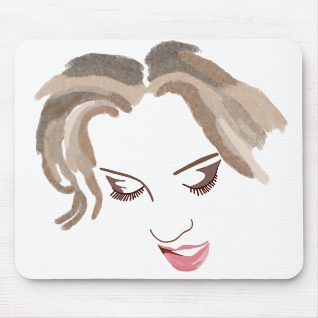 Mousepad Face feminina nº 2 (Frente)