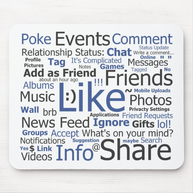 Mousepad Facebook (Frente)