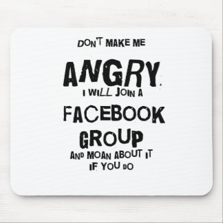 Mousepad facebook irritado