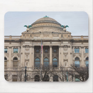 Mousepad fachada da histórica biblioteca pública milwaukee
