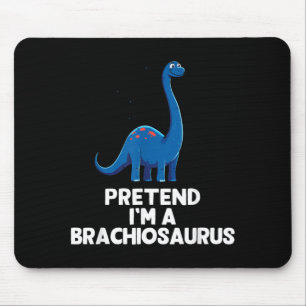 Mousepad Fácil Fingir Um Traje De Brachiossauro Halloween