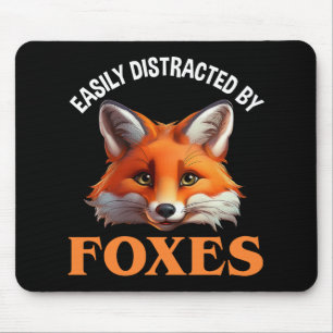 Mousepad Facilmente Distraída Por Raposas