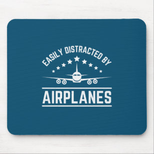 Mousepad facilmente distraído por aviões