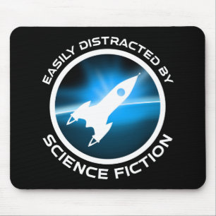 Mousepad Facilmente Distraído Por Ficção Científica