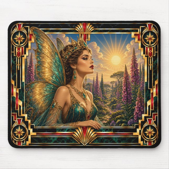 Mousepad Fada, Art Déco Mítica (Frente)