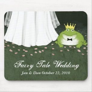 Mousepad Fada - Casamento Noiva e Sapo Prince