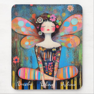 Mousepad Fada Colorida Whimsical Fazendo Personalização De
