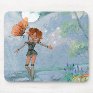 Mousepad Fada e borboleta