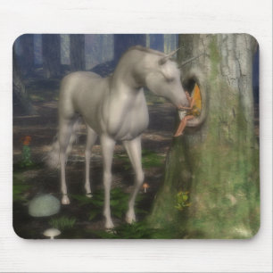 Mousepad Fada e unicorn.