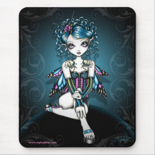 Mousepad Fada gótico do tatuagem da andorinha do Couture d