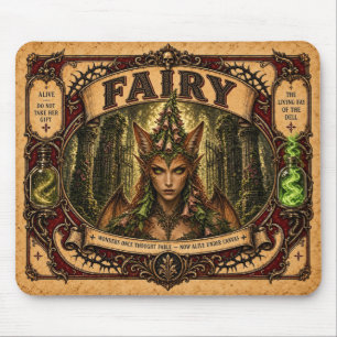 Mousepad Fada, Monstro de Circo Vintage