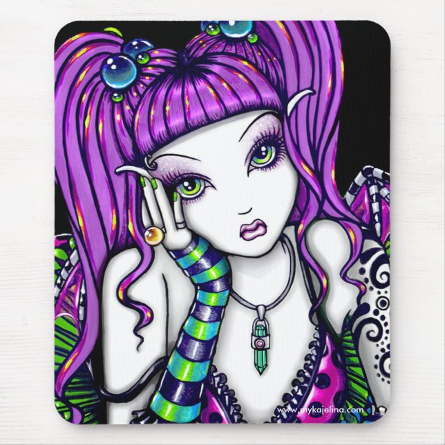 Mousepad Fada Mouspad do arco-íris de Emily (Frente)