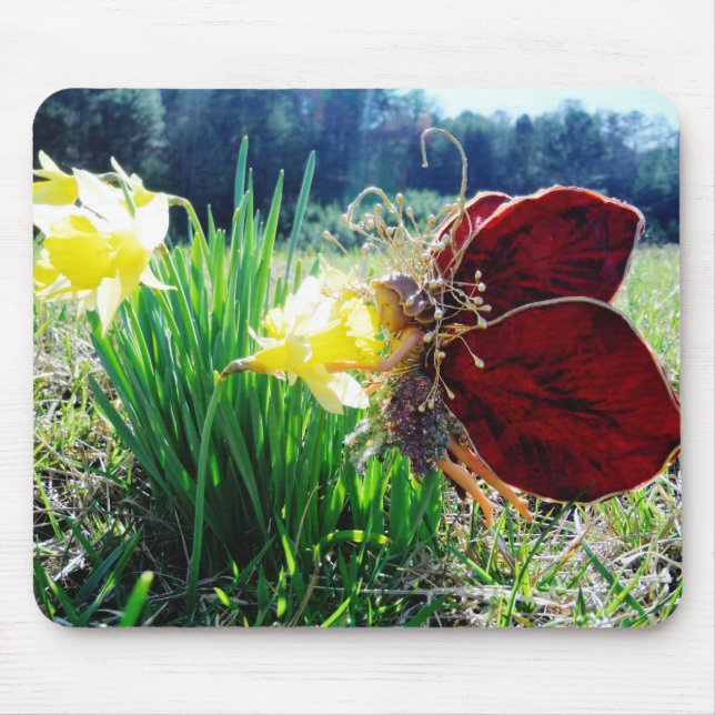 Mousepad Fada nos Daffodils (Frente)