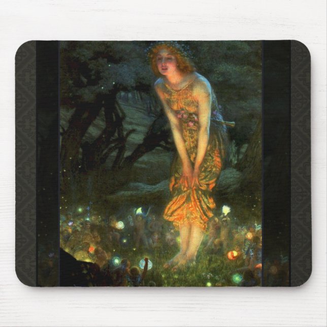 Mousepad Fadas do Círculo Láteo Fairies no meio da véspera  (Frente)