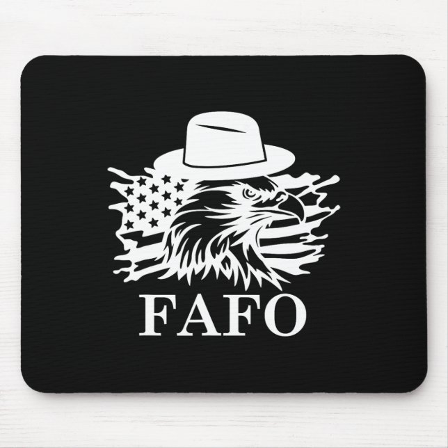 Mousepad Fafo Trump Bandeira dos EUA  (Frente)