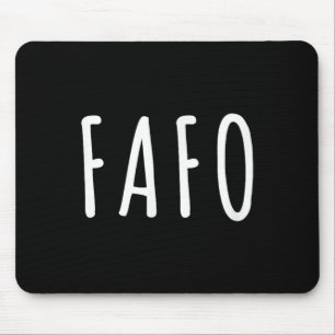 Mousepad Fafo Trump, Donald Trump Fafo